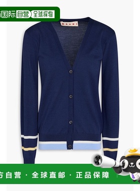 1h可退 香港直邮Marni 玛尼 女士 V领开衫 CDMD0338Q0UFZ623针织