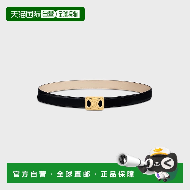 自营1h可退 欧洲直邮CELINE赛琳 TRIOMPHE FRAMED 中号25mm牛皮双