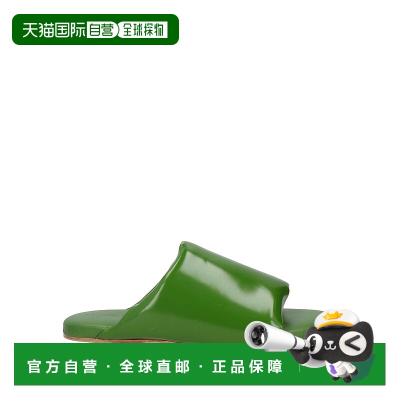 1h可退 香港直邮Bottega Veneta 葆蝶家 男士 凉鞋 green绿色 舒