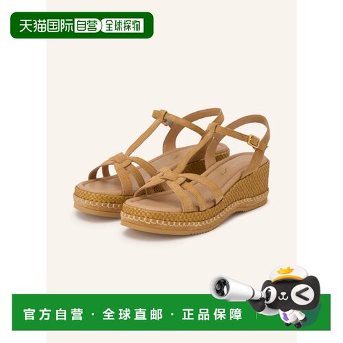 香港直邮UNISA 女士凉鞋 100303769812000 CO 驼色 KAEL Wedges