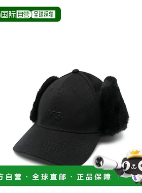 1h可退 香港直邮Y-3 男士 人造皮草棒球帽 JX8327BLACKBLACK