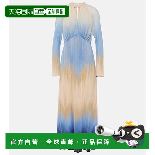 香港直邮Simkhai 女士 Calina 褶裥中长连衣裙 001397