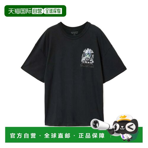 香港直邮ALL SAINTS 男士T恤 M017PFWASHEDBLACK AW2026
