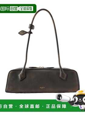 1h可退 香港直邮26SS Le Teckel 中号纹理皮革单肩包 Women