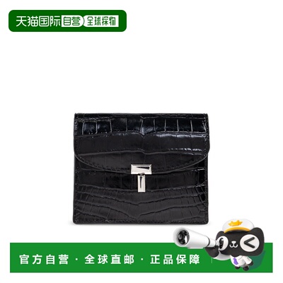 香港直邮TOTEME 女士钱包 251WAM0042LE0076001 SS2026 黑色