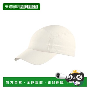 自营欧洲直邮SALOMON SHKOUT柔白色聚酯纤维运动棒球帽男女通用