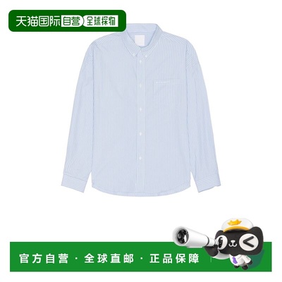 1h可退 香港直邮Givenchy 纪梵希 男士 长袖衬衫 BM60ZW15F0条纹