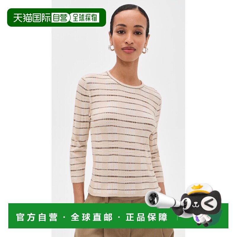 香港直邮VINCE 女士 格子套头衫上衣