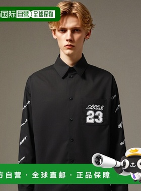 1h可退 欧洲直邮OFF-WHITE 男士衬衫 OMGE004S24FAB0021001
