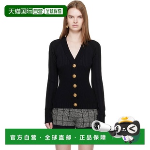 女士 黑色 Buttoned 1h可退 Neck 巴尔曼 Ligh 香港直邮Balmain