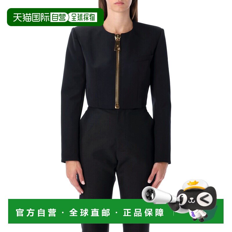 1h可退 香港直邮BALMAIN 女士夹克 FF0SD228WC090PA AW2025 黑色