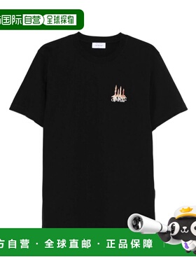 1h可退 香港直邮off-white 男士 建筑箭头修身标志T恤 OMAA027F25