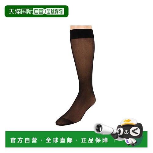 1h可退 香港直邮Wolford 女士 Individual 10 及膝袜 black黑色