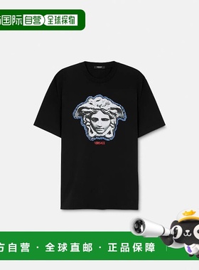欧洲直邮VERSACE 范思哲 25秋冬 1013302-1A16753_1B000 男士 短T