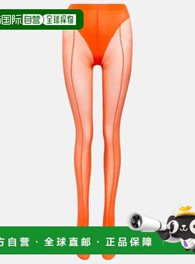 1h可退 香港直邮Wolford 女士 x Mugler 连裤袜 001012 orange橙