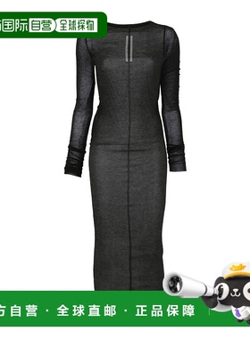 香港直邮Rick Owens 长袖连衣裙 RP02E4546RC包臀裙