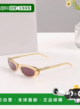 自营欧洲直邮YSL圣罗兰 SHADE系列SL 557透明黄色/深紫色醋酸纤维