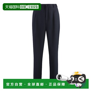 1h可退 香港直邮Armani 阿玛尼 男士 单褶羊毛长裤 GM000012TE100