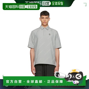 1h可退 香港直邮A-COLD-WALL* 男士 灰色 Typeset Polo 衫 ACWMSH