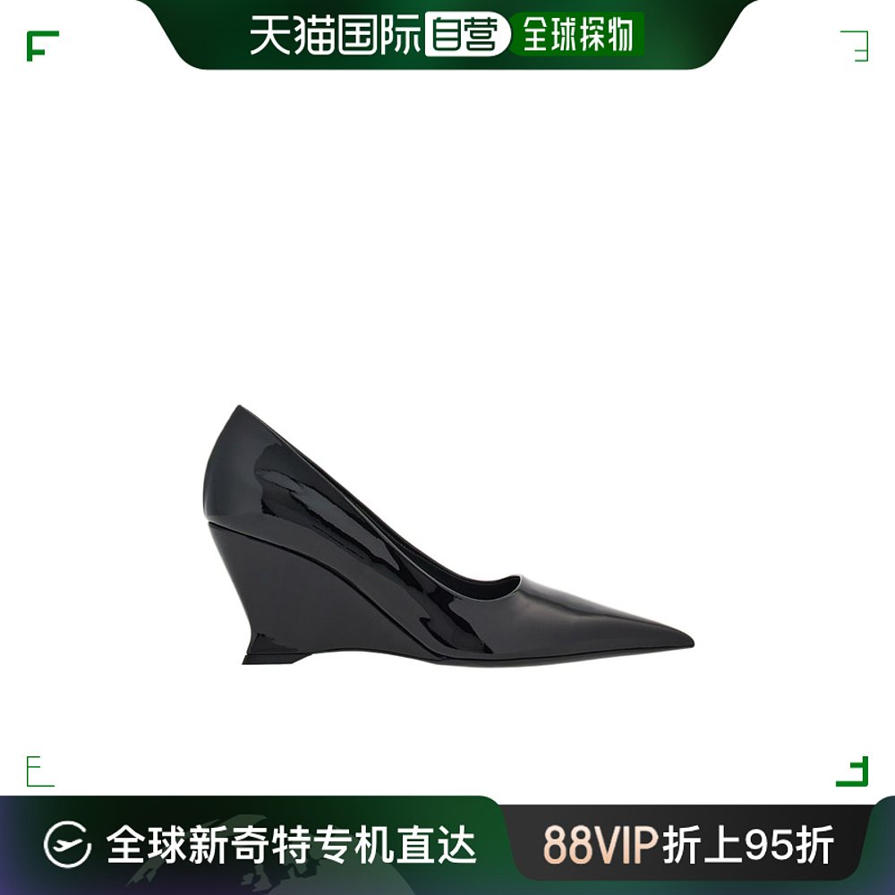 香港直邮Salvatore Ferragamo 菲拉格慕 女士坡跟浅口高跟鞋 女鞋 浅口单鞋 原图主图