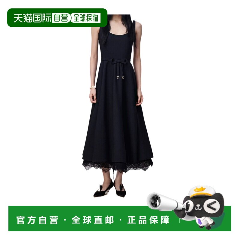 1h可退 Dior 系带连衣裙 621R04A1166