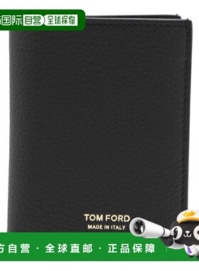 1h可退 香港直邮Tom Ford 汤姆 福特 男士 黑色皮革卡套 Y0279LCL
