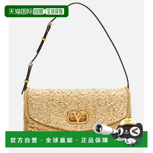 香港直邮valentino 华伦天奴 女士 DeVain cloque 小号提花肩包