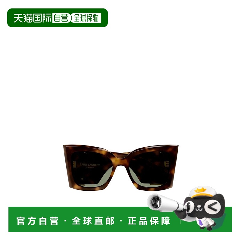 香港直邮Saint Laurent 徽标太阳镜 SLM119BLAZE