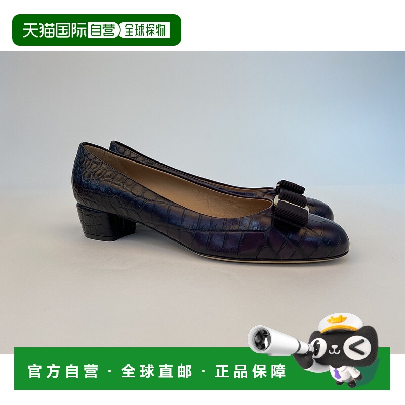 香港直邮Salvatore Ferragamo 徽标芭蕾鞋 059644菲拉格慕