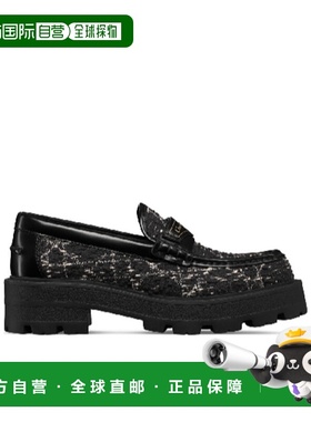 香港直邮Dior 圆头乐福鞋 KDB985CTG厚底一脚蹬松糕鞋