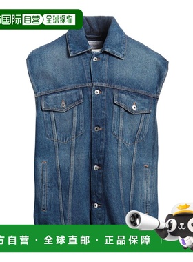 1h可退 香港直邮off-white 男士 牛仔布夹克 blue蓝色 舒适时尚