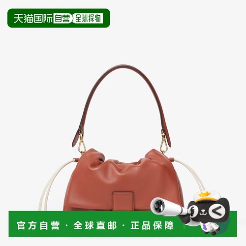 1h可退 香港直邮FENDI 女士手提包 8BR833AQ0DF1S4E CO 棕色 Mamm
