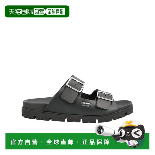 1h可退 香港直邮Prada/普拉达 男士 徽标凉鞋 crov