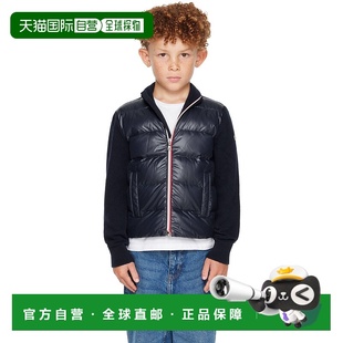 Padded Wool 童装 男童 儿童开衫 海军蓝 香港直邮moncler Zip