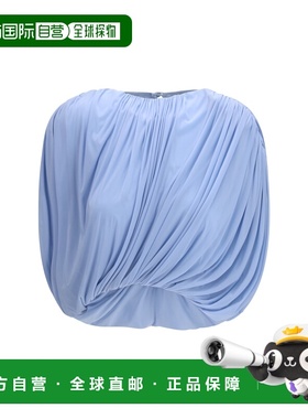 1h可退 香港直邮magda butrym 女士 褶裥衫 334426LIGHTBLUE