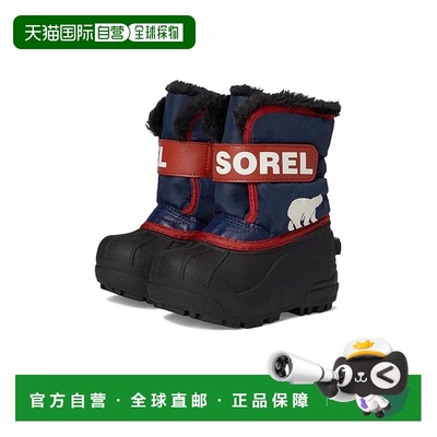 1h可退 香港直邮Sorel 冰熊 女童 Snow Commander 雪地靴(儿童)童