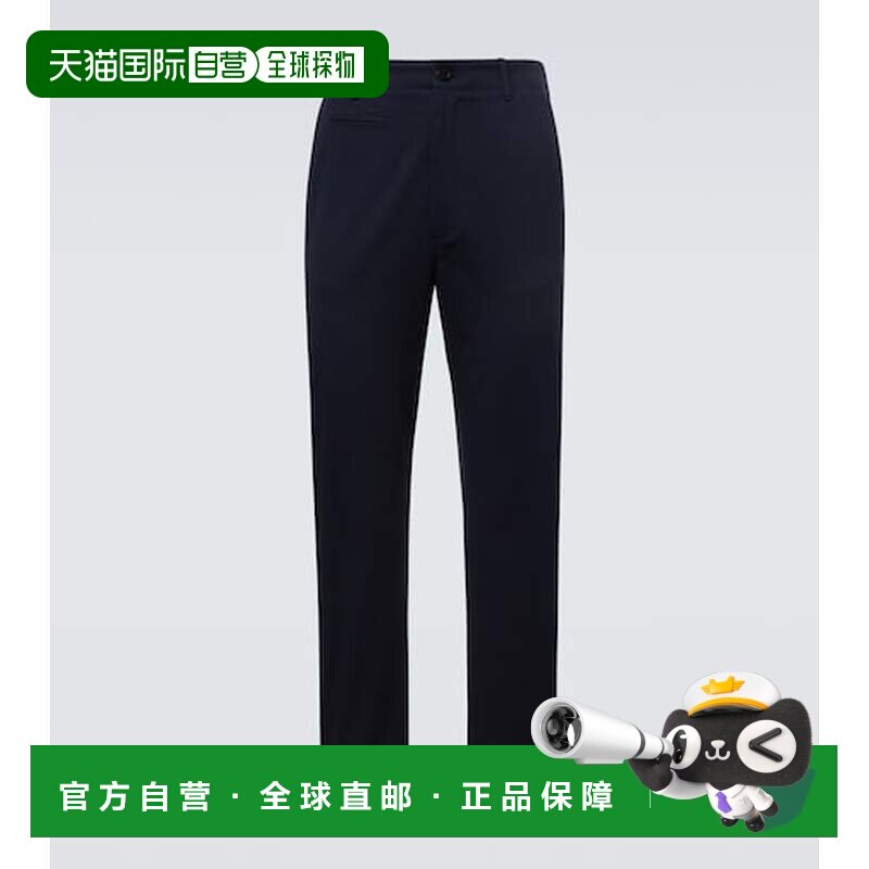 香港直邮Givenchy 纪梵希 男士 棉质修身长裤 blue蓝色 舒适时尚