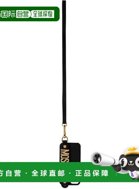 1h可退 香港直邮Moschino 莫斯奇诺 女士 黑色徽标 iPhone 12/12