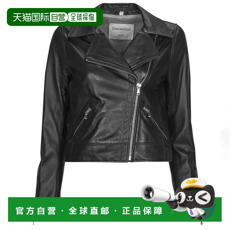 欧洲直邮Oakwood 女衣服 皮衣外套/皮革夹克 黑色 春夏 MAXINE图片
