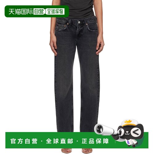 香港直邮AGOLDE 女士 黑色 Low Rise Slim 牛仔裤 A2511817arcane