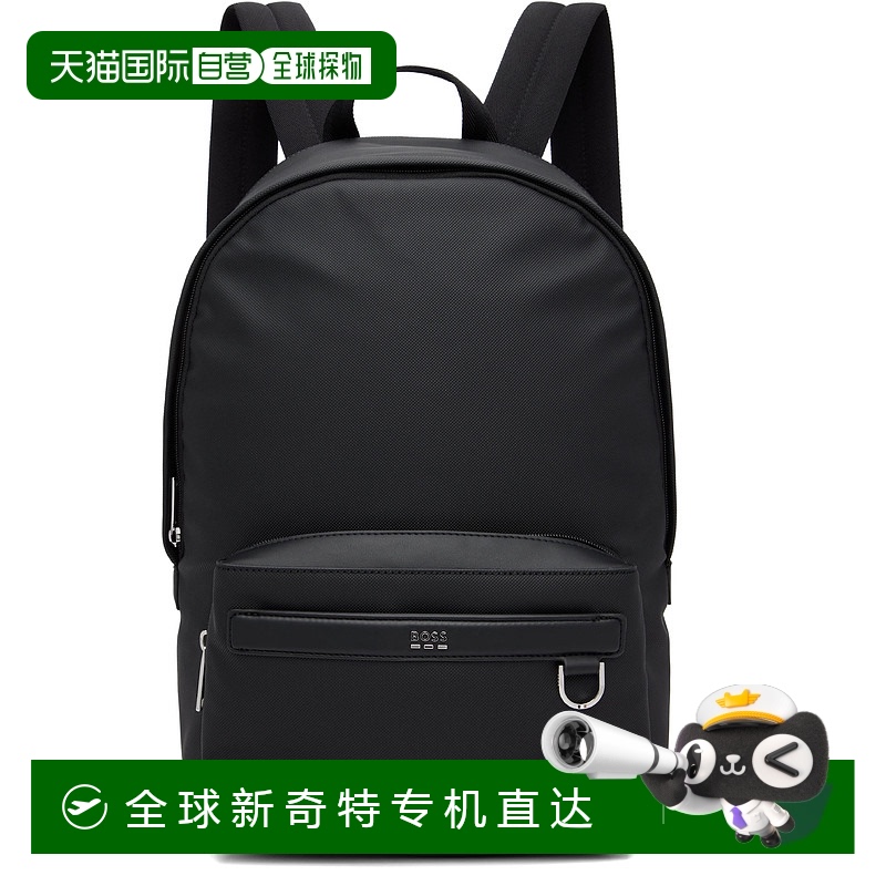 1h可退 香港直邮BOSS 波士 男士 黑色 Smooth & Structured 双肩