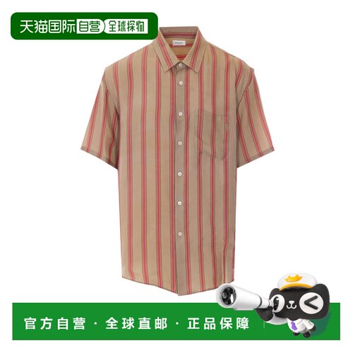 欧洲直邮ysl/圣罗兰 男士 衬衫短袖