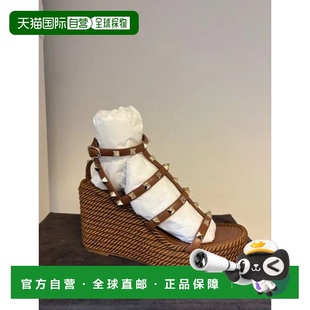 1h可退 香港直邮valentino 华伦天奴 女士 楔形麻底鞋 8W2S0F95BA