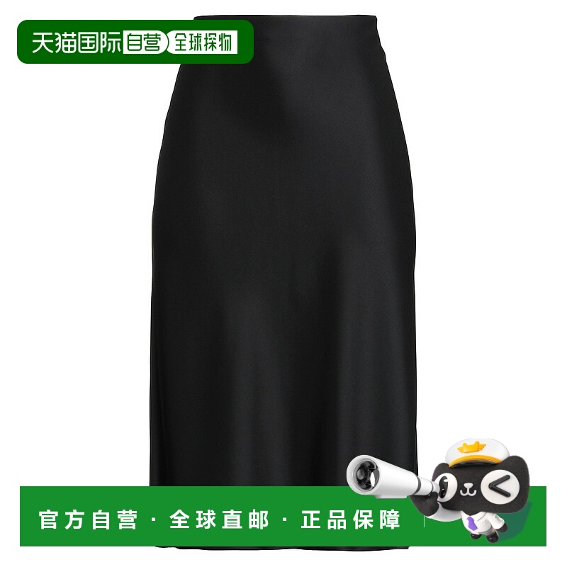 1h可退 香港直邮THEORY 希尔瑞 女士 中长半身裙 black黑色 舒适