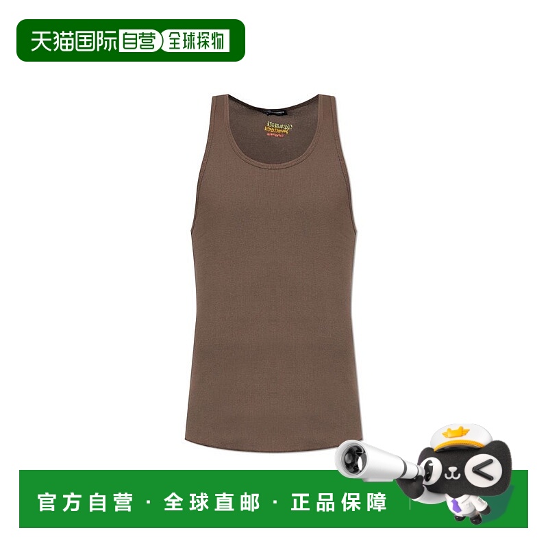 1h可退 香港直邮Dsquared2 二次方 男士 無袖圓領羅紋T卹 D9D2159