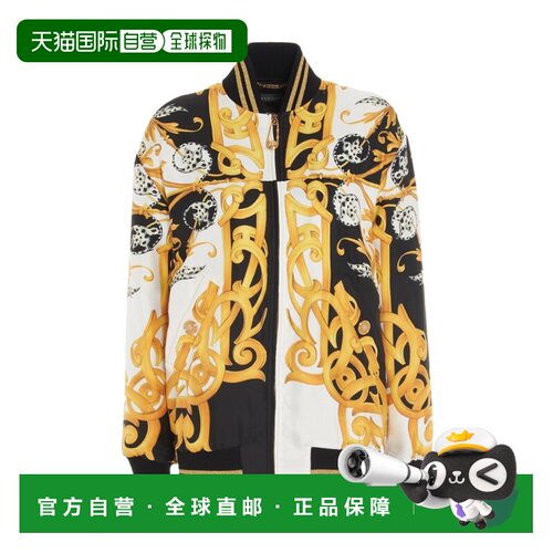 香港直邮Versace 巴洛克印花棒球外套 A87131A235【付后1h可退】