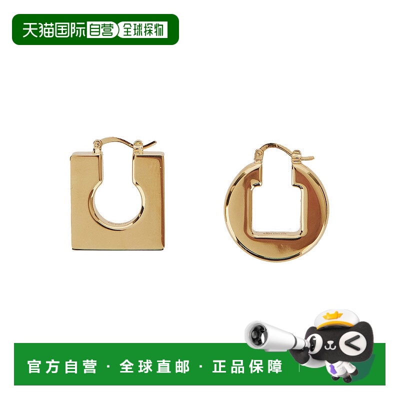 1h可退 香港直邮Jacquemus 女士 Les Boucles Rond Carre' Rear
