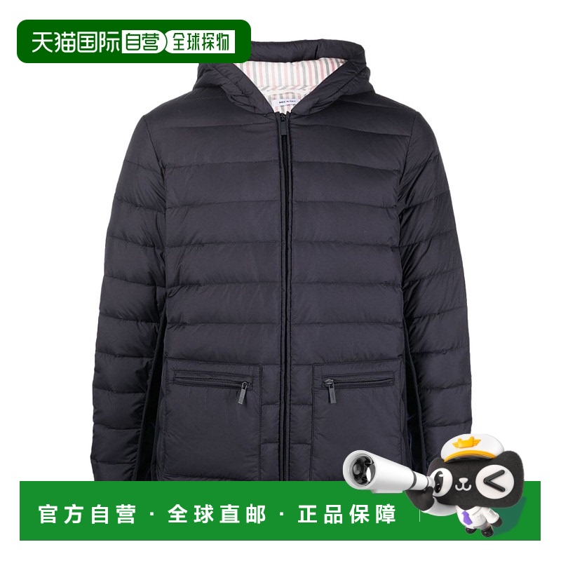 香港直邮Thom Browne 连帽羽绒服 MJD105XF0241高端流行 休闲时尚