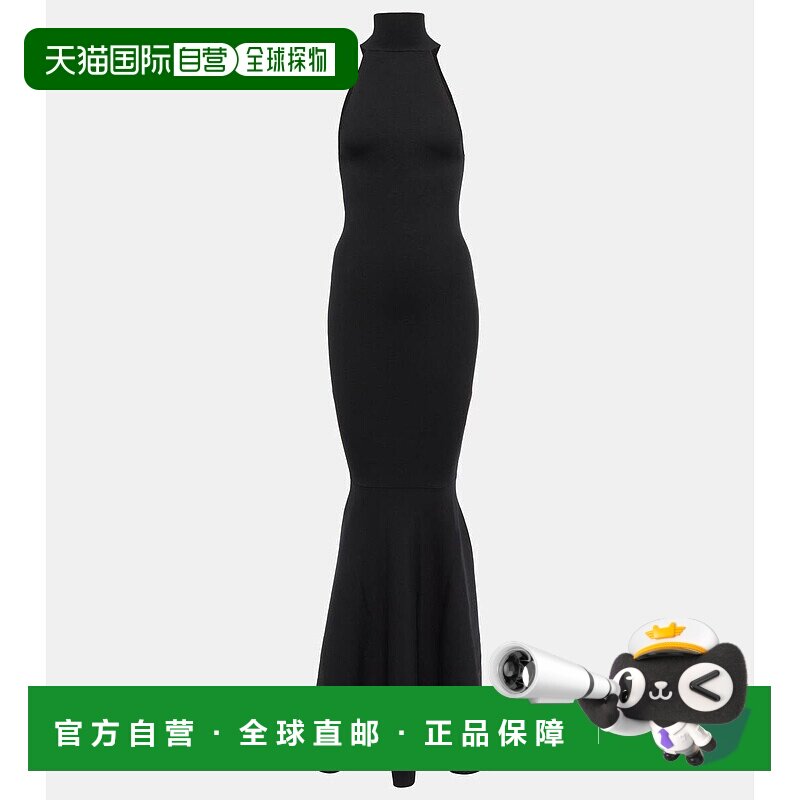1h可退 香港直邮Nina Ricci 莲娜丽姿 女士 高领羊毛混纺长款睡裙
