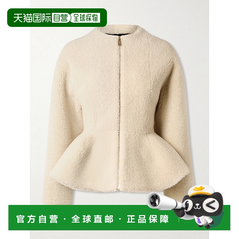 香港直邮alaia 女士 毛羊皮夹克 AA9V1230L033C113NATUREL